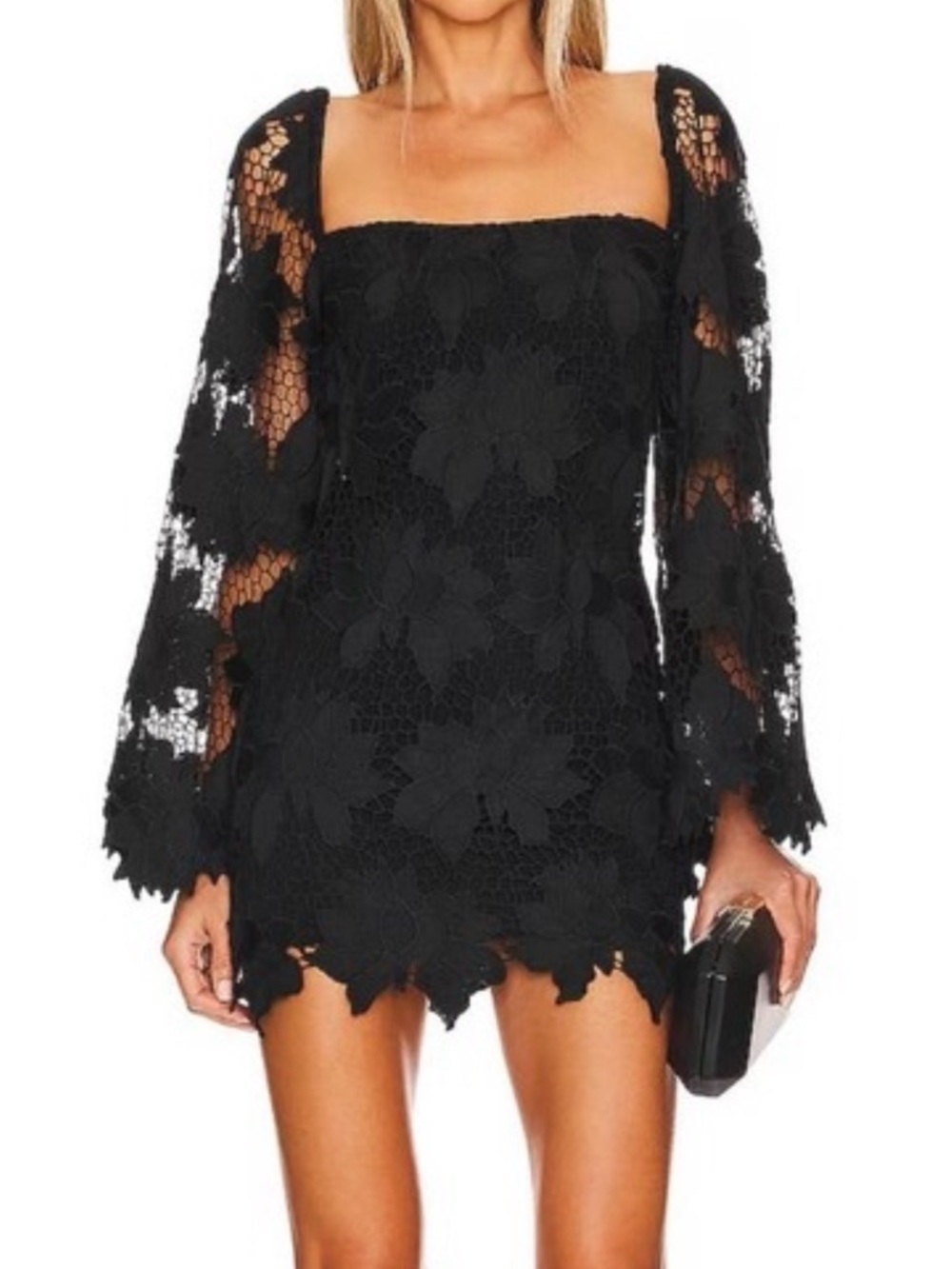 Free People’s Rumer Square-Neck Mini Dress
